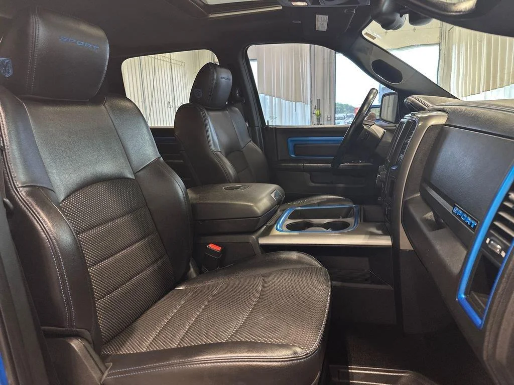 Used 2018 Hydro Blue Pearlcoat Ram Sport image 34