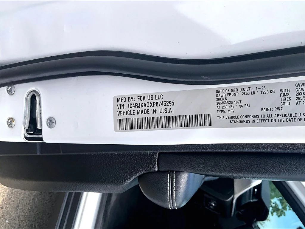 Certified Used 2023 White Jeep Altitude image 23