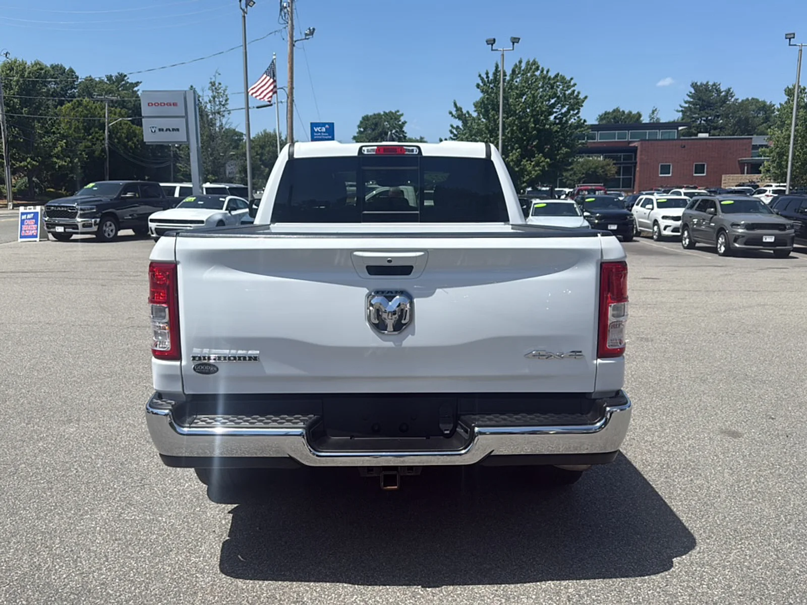 Used 2022 Bright White Clearcoat Ram Big Horn Quad Cab 4x4 6