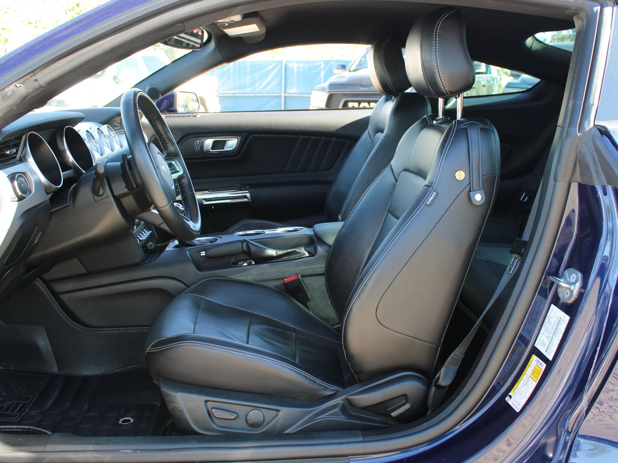 Certified Used 2020 Blue Ford EcoBoost Premium * No Accidents | 3M PPF | Heated/Cooled Seats | Backup Camera | Apple CarPlay image 3