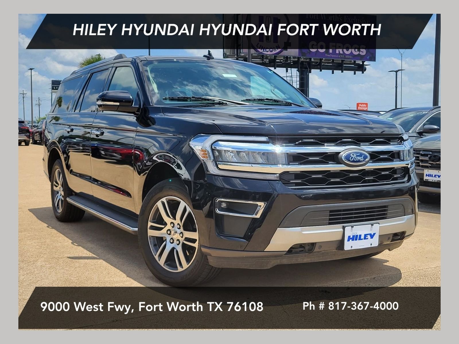 Used 2023 Agate Black Metallic Ford Limited image 1
