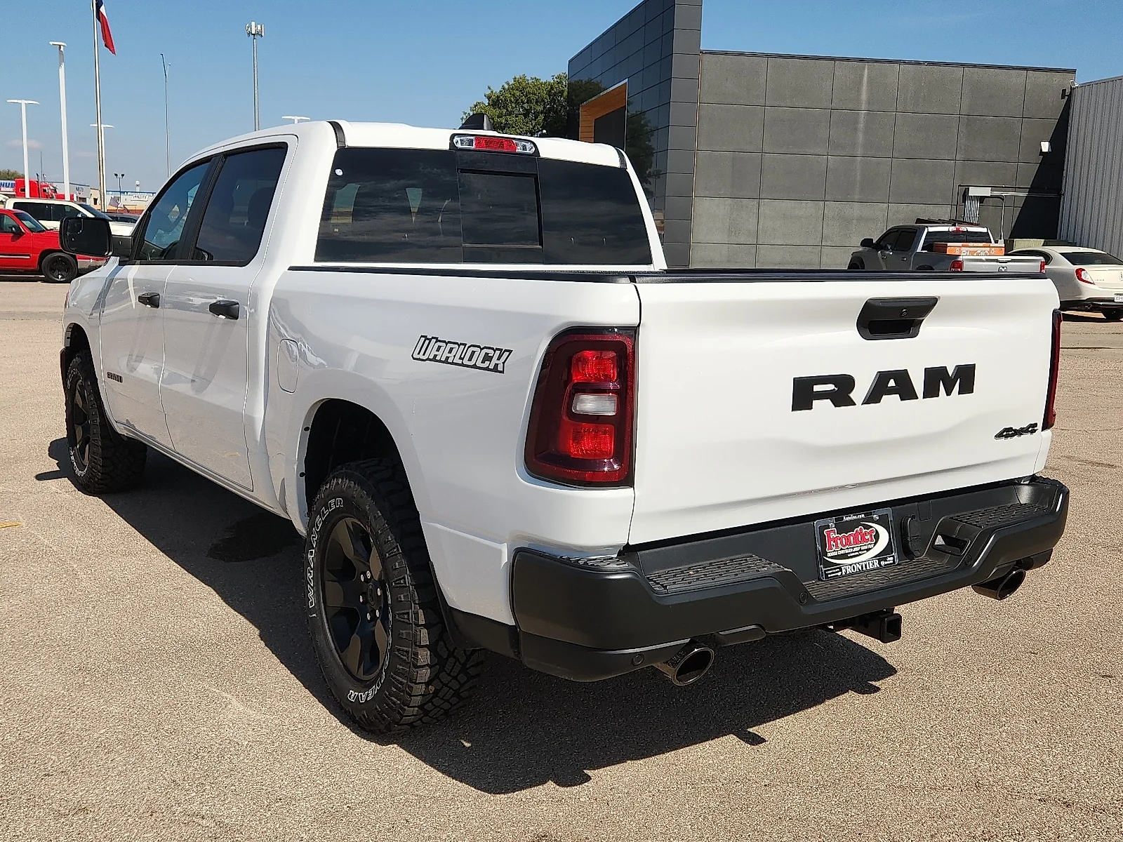 New 2027 Bright White Clear-Coat  Paint Ram WARLOCK CREW CAB 4X4 5