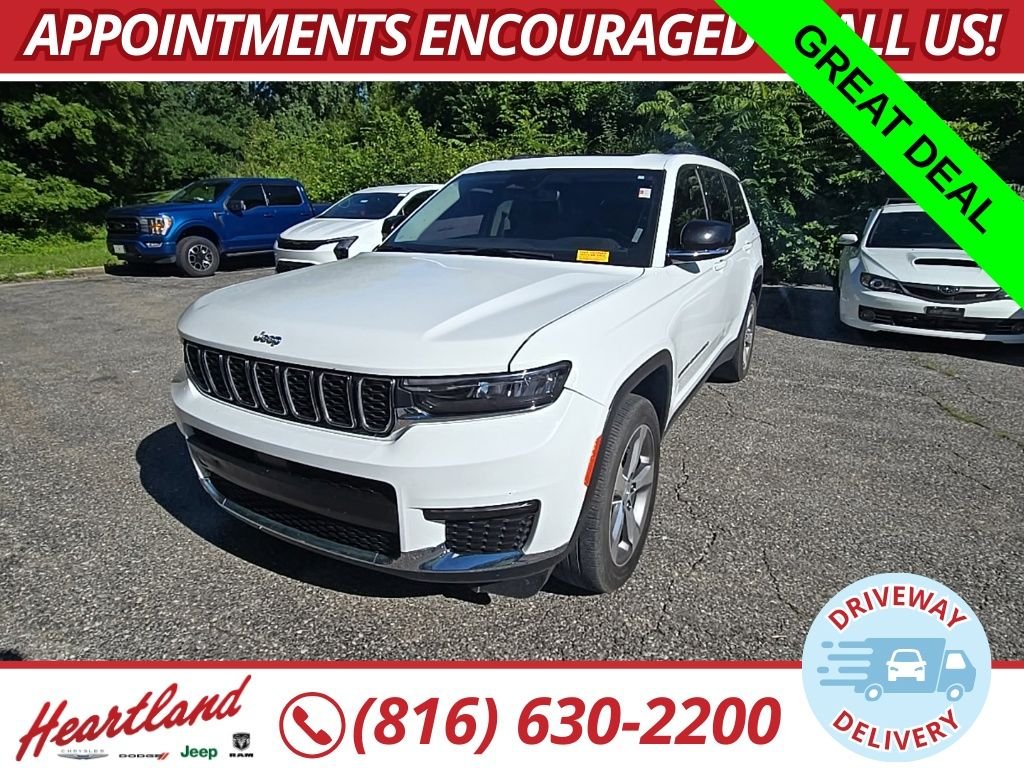 Used 2021 White Jeep Limited image 1
