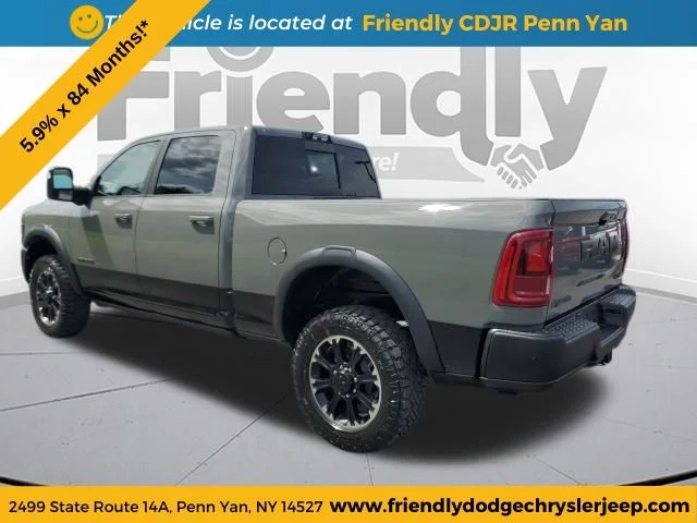 New 2026 Ceramic Gray Clear-Coat Exterior Paint RAM Rebel image 3
