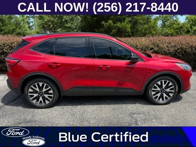 Certified Used 2020 Rapid Red Metallic Tinted Clearcoat Ford SE Sport image 6
