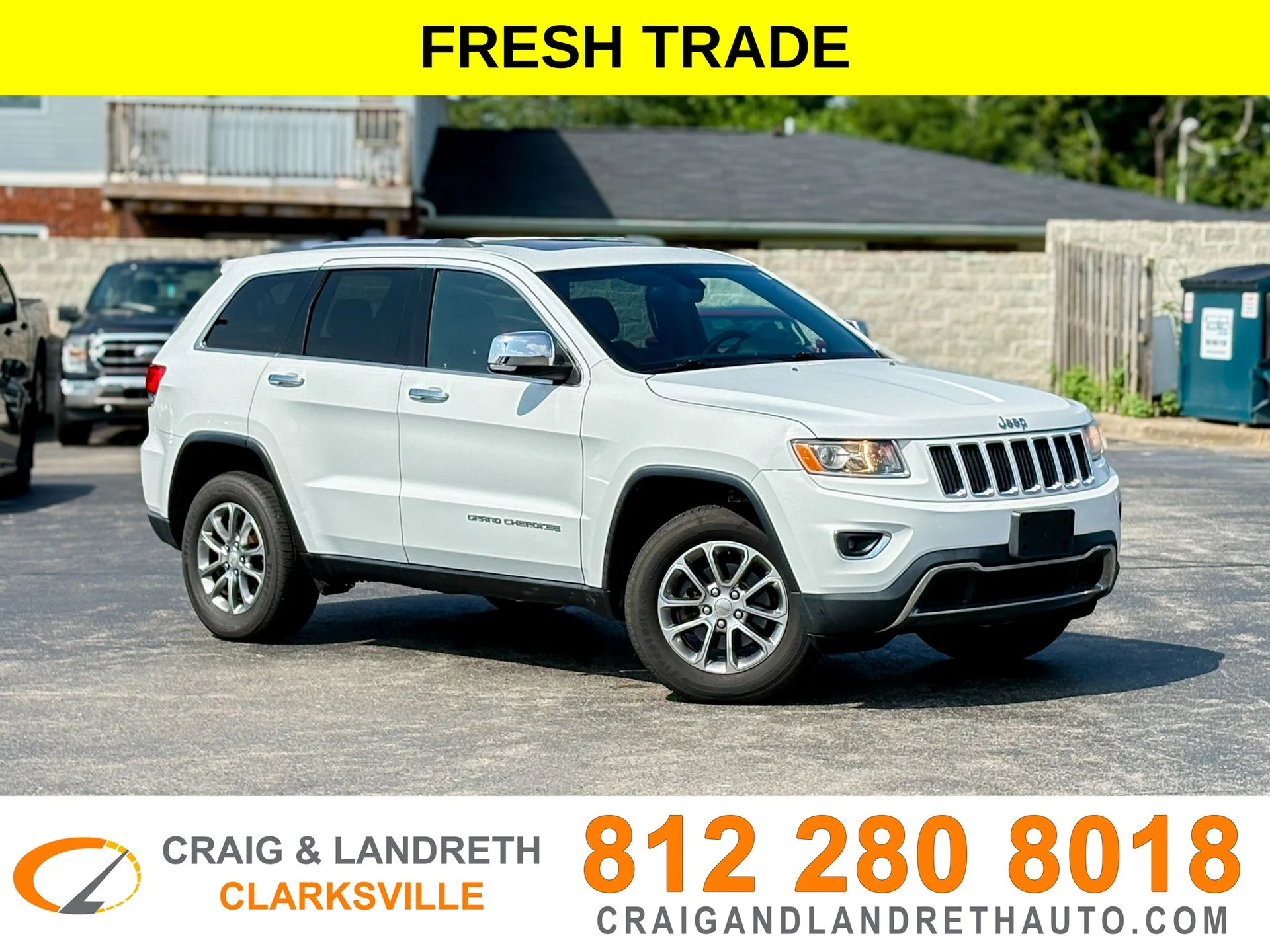Used 2016 White Jeep Limited image 1