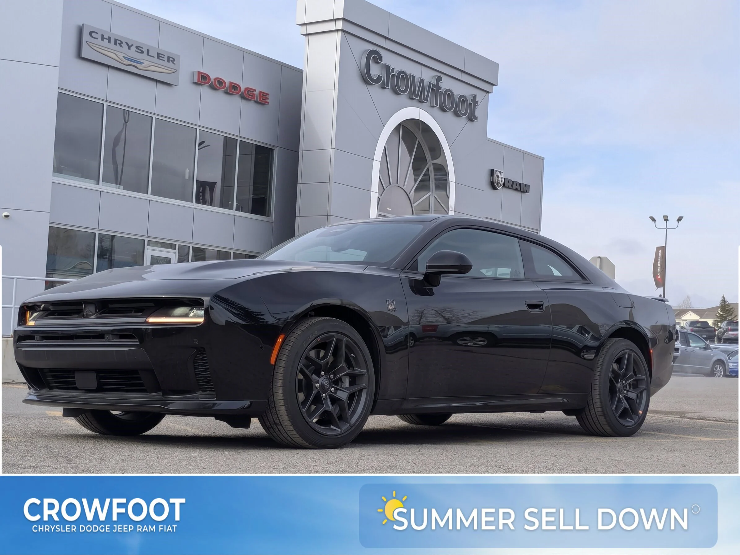 New 2026 Black Dodge Scat Pack - - Blacktop Package - Active Driving Assist - High Performance Brakes - 3.0L Hurricane Tw image 1