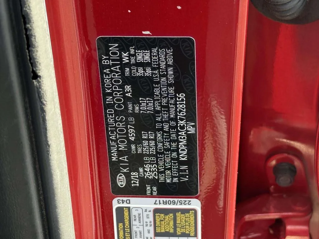 Used 2019 Red Kia LX image 31