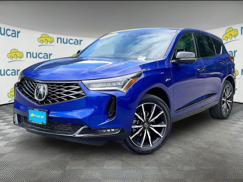 Used 2025 Blue Acura A-Spec Advance Package image 3