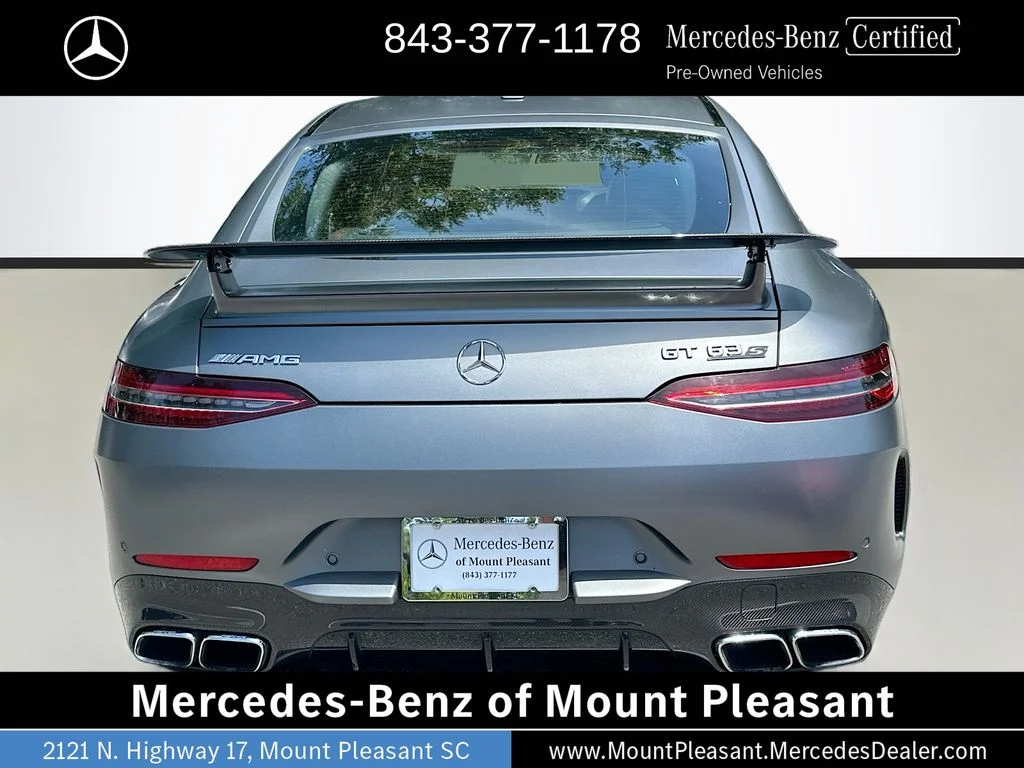 Certified Used 2021 designo Selenite Gray Magno Mercedes-AMG S image 6