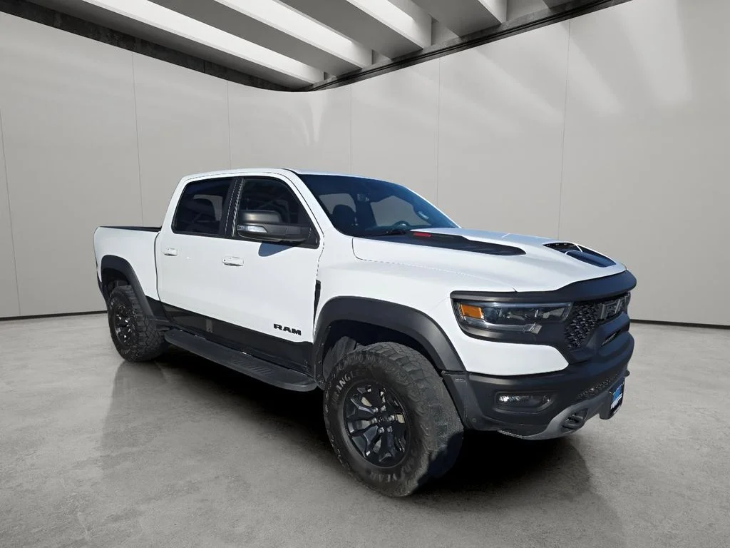 Used 2022 Bright White Clearcoat Ram TRX image 7