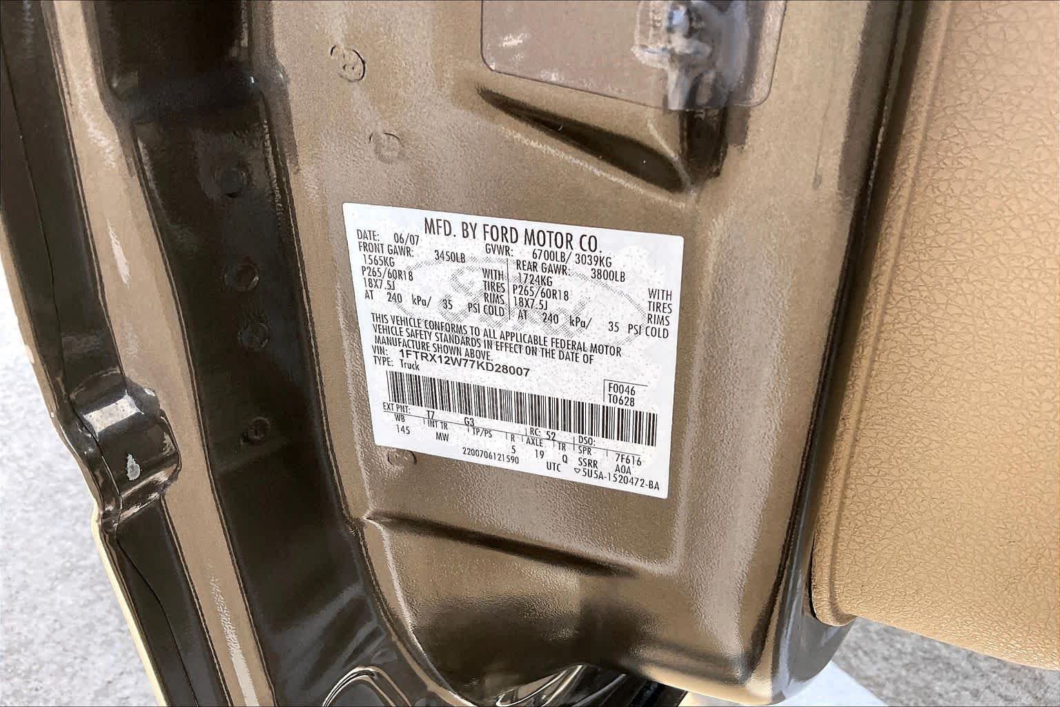 Used 2007 Black Ford XLT image 34