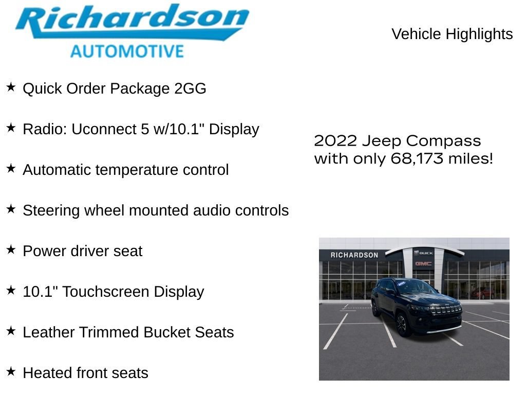 Used 2022 Black Jeep Limited 4x4 image 10