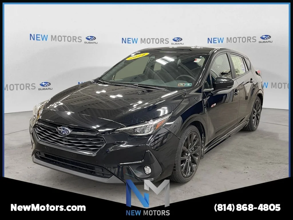 Used 2024 Crystal Black Silica Subaru 2.5RS image 1