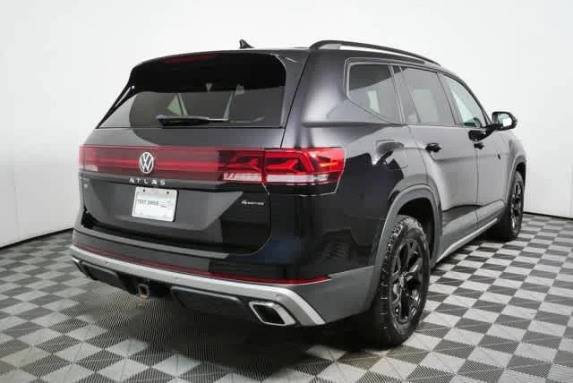Certified Used 2025 Deep Black Pearl Volkswagen 2.0T Peak Edition image 3