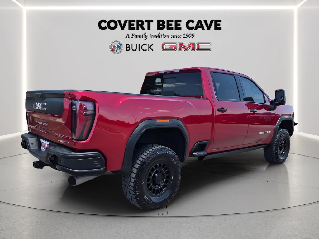 Used 2025 Volcanic Red Tintcoat GMC AT4X image 13