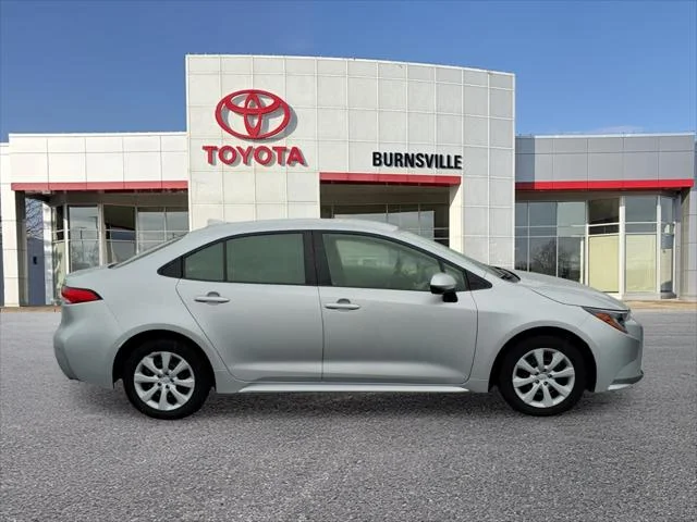 Certified 2022 Toyota Corolla LE with VIN JTDEPMAE9N3004279 for sale in Burnsville, Minnesota