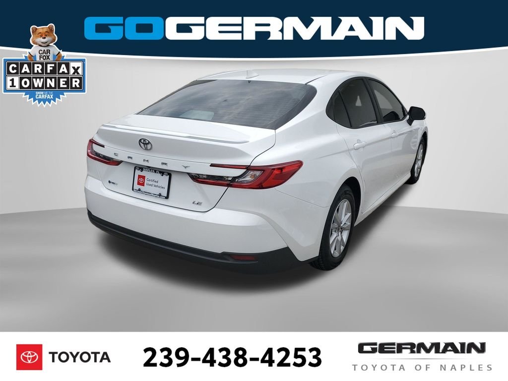 Used 2025 White Toyota LE image 9