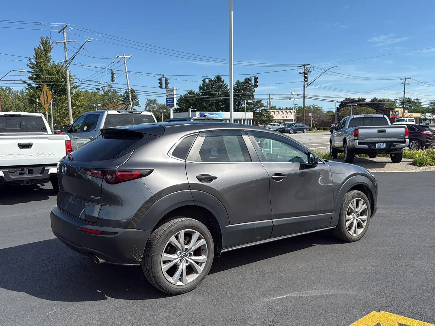 Used 2021 Machine Gray Metallic Mazda Select image 3