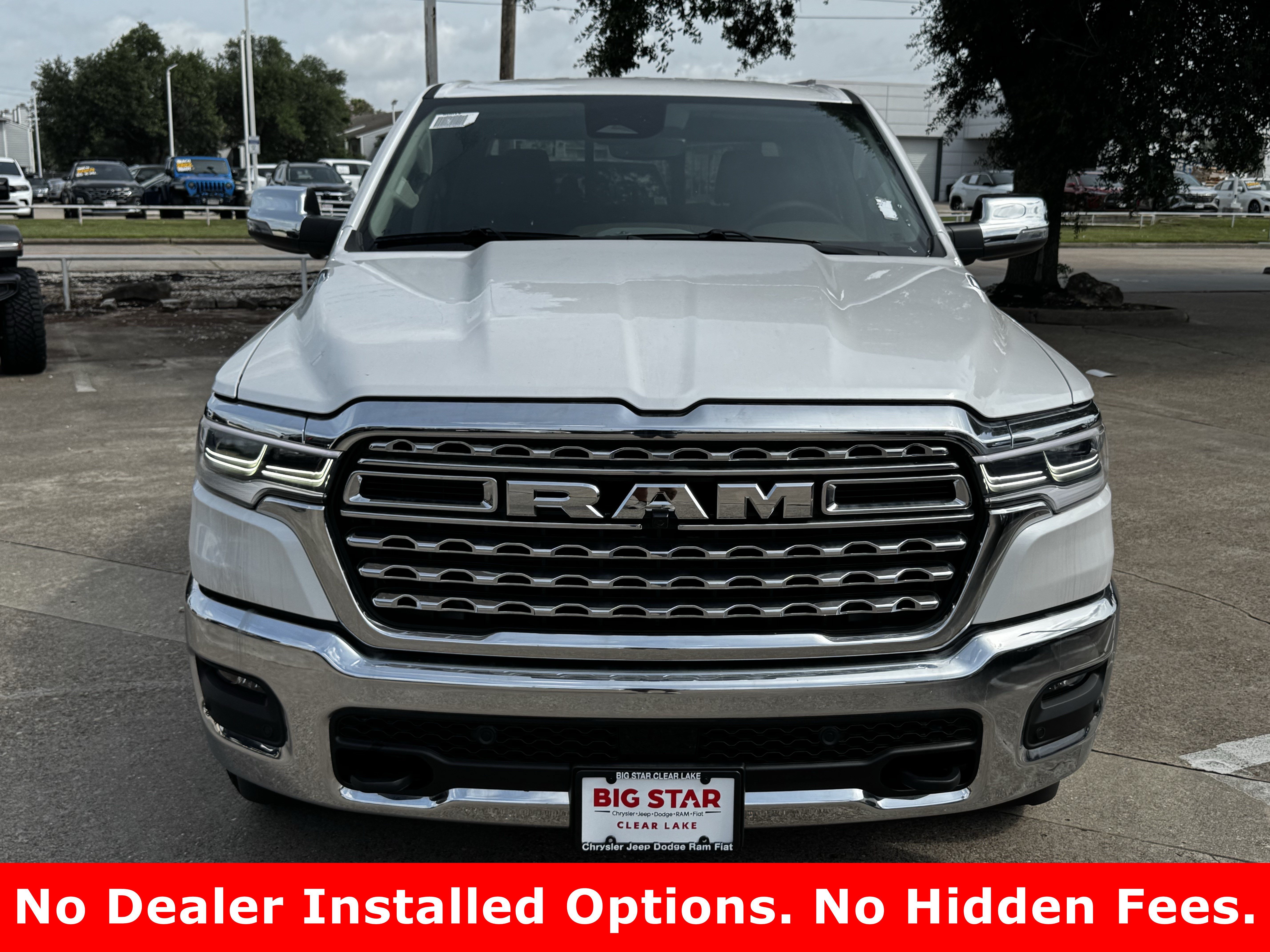 New 2026 Ivory White Tri-Coat Pearl-Coat Exterior Paint RAM Longhorn image 3