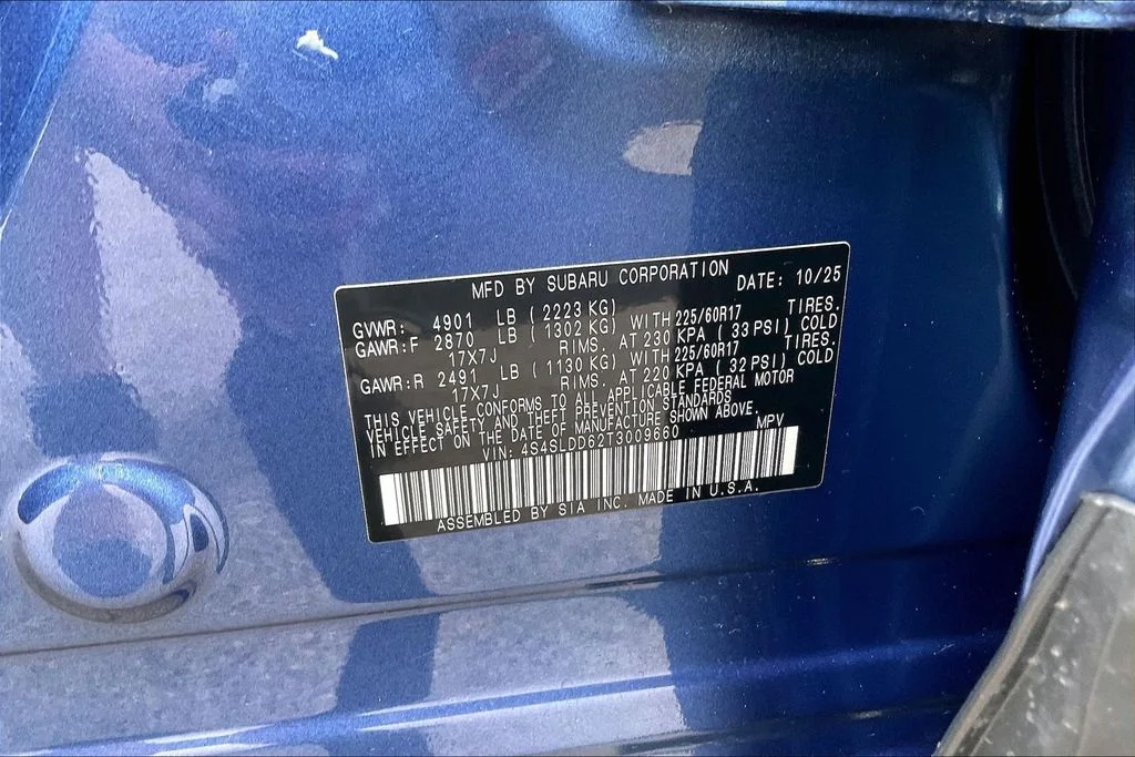 Used 2026 Blue Subaru Premium image 33