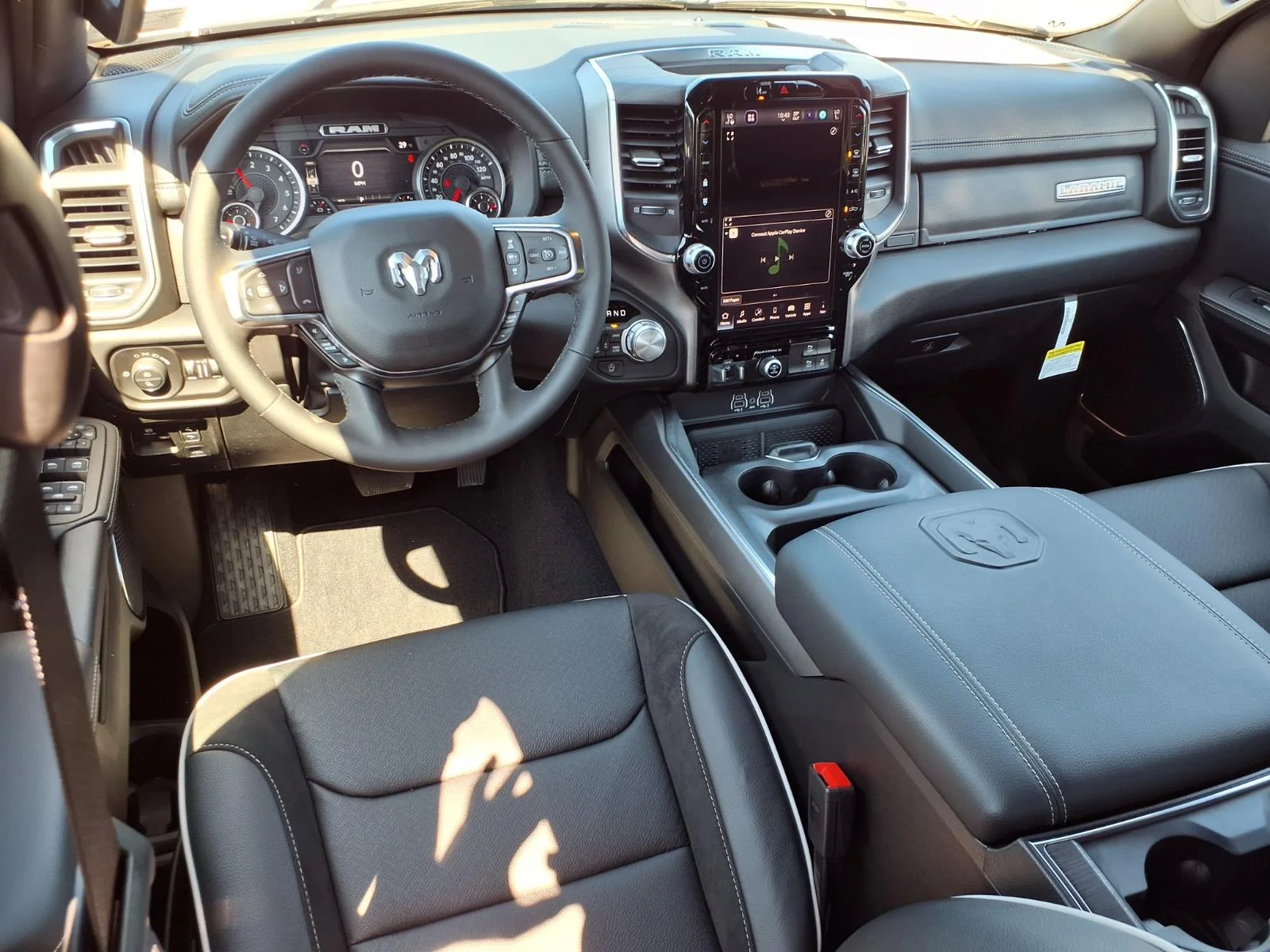 New 2026 Bright White Clear-Coat Exterior Paint RAM Laramie image 7