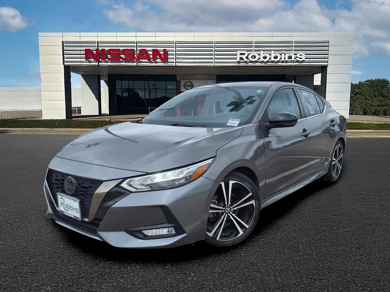 2021 Nissan Sentra SR Gray at Mac Haik CDJR North Houston