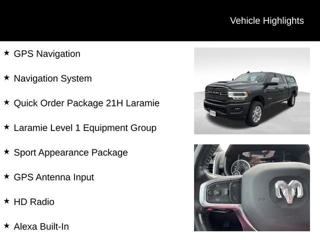 Used 2023 Gray Ram Laramie Mega Cab 4x4 6