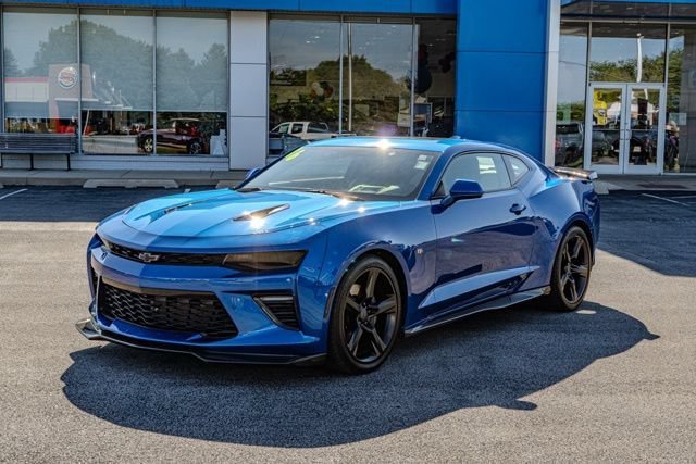 Used 2016 HYPER BLUE METALLIC Chevrolet 2SS image 1