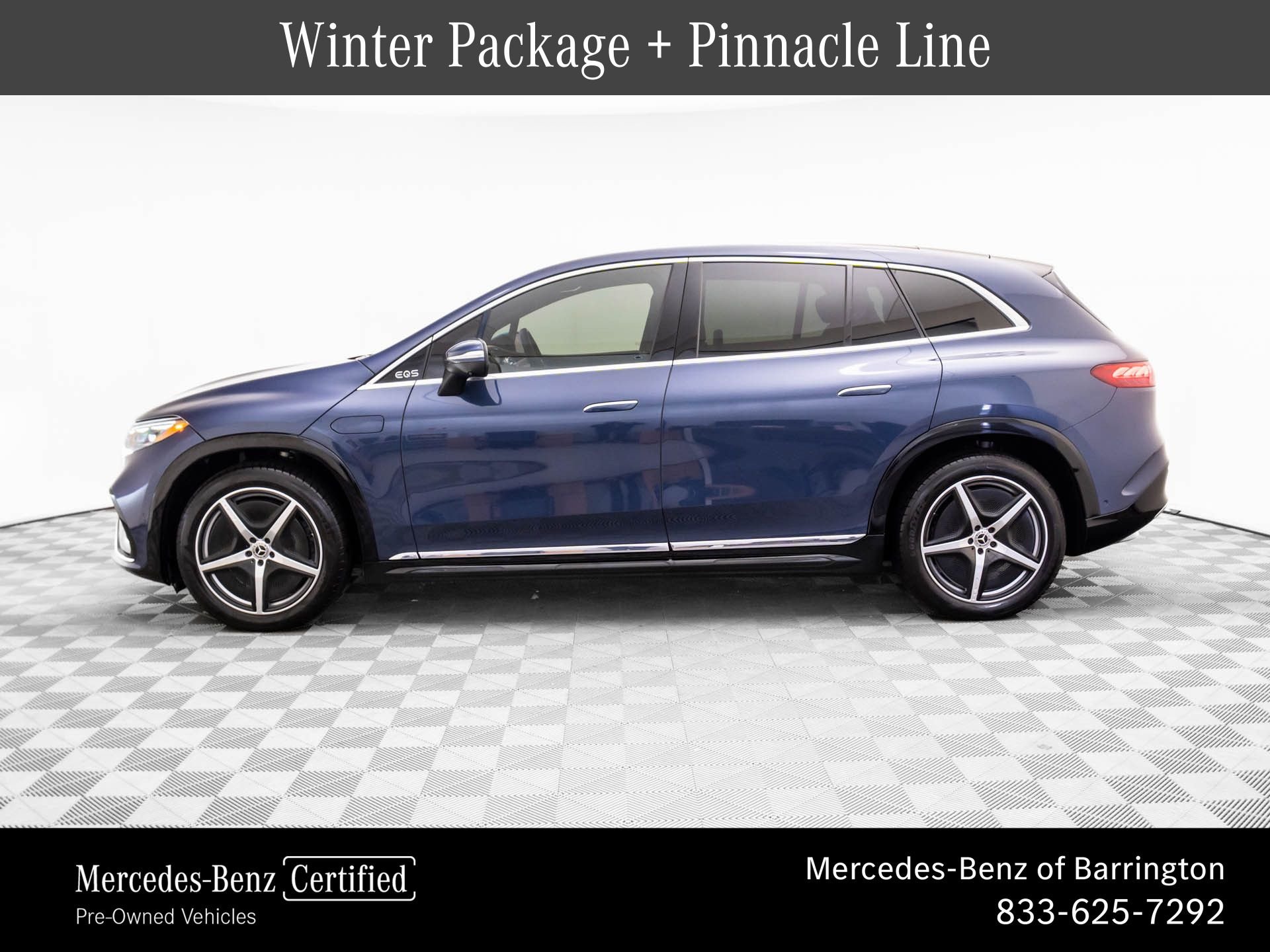 Certified 2023 Mercedes-Benz EQS SUV Base with VIN 4JGDM4EB1PA018028 for sale in Barrington, IL