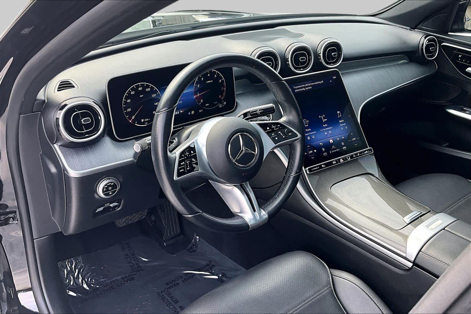 Used 2024 Obsidian Black Metallic Mercedes-Benz C 300 image 17