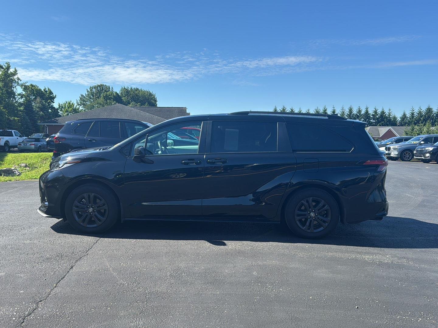 Used 2025 Midnight Black Metallic Toyota XSE image 6