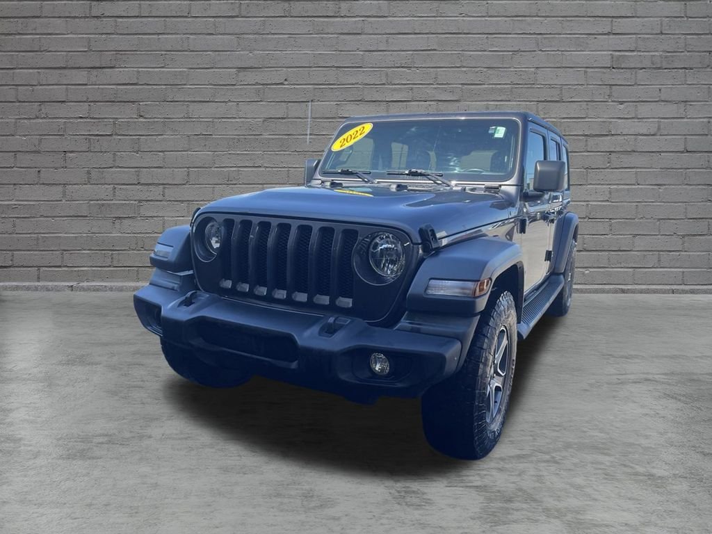 Used 2022 Gray Jeep Unlimited Sport S image 3