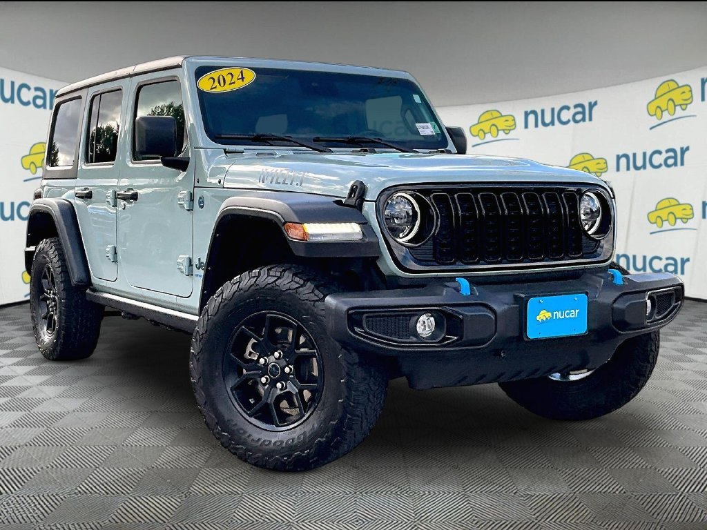 Used 2024 Gray Jeep Willys 4xe image 1