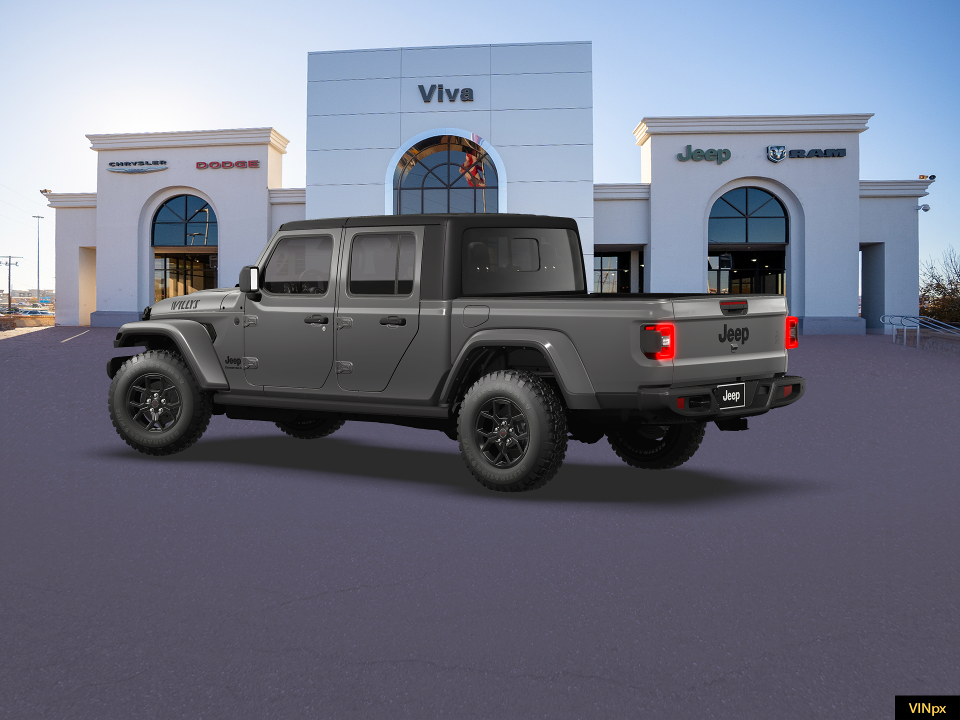 New 2026 Granite Crystal Metallic Clear-Coat Exterior Paint Jeep Willys image 15