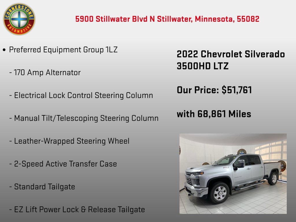 Used 2022 SILVER ICE METALLIC Chevrolet LTZ image 20