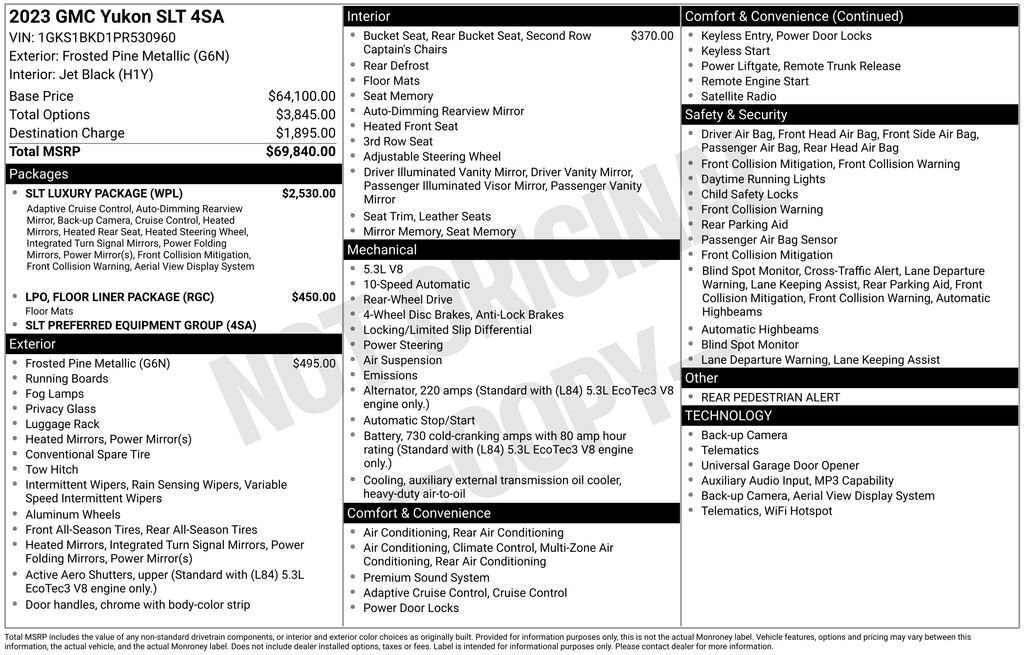 Used 2023 Green GMC SLT image 3