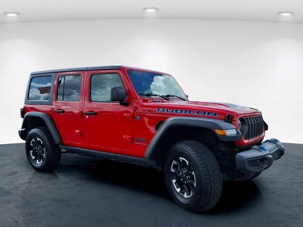 Used 2024 Red Jeep Rubicon 4xe image 5