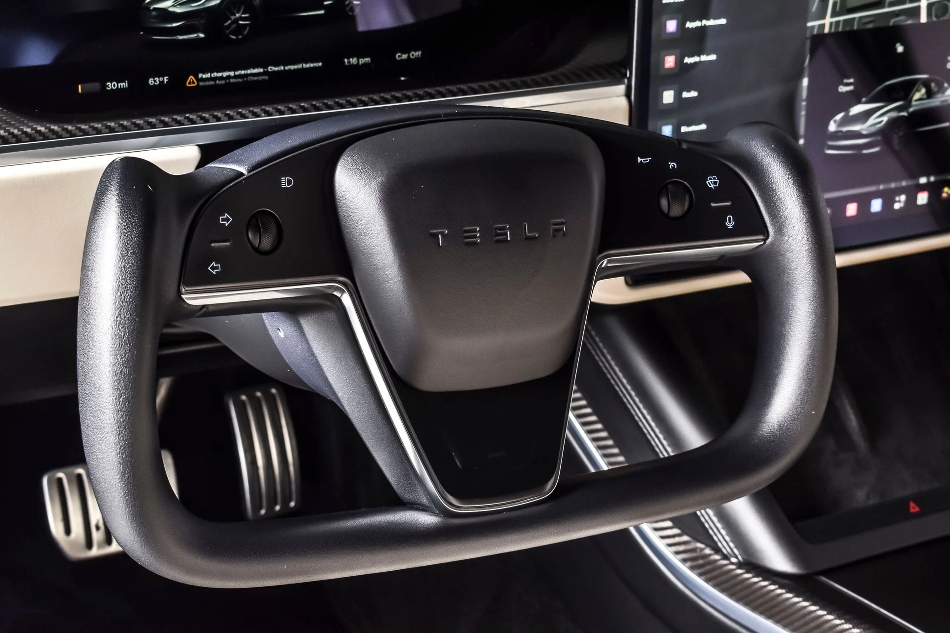 Used 2021 Midnight Silver Metallic Tesla Plaid image 16