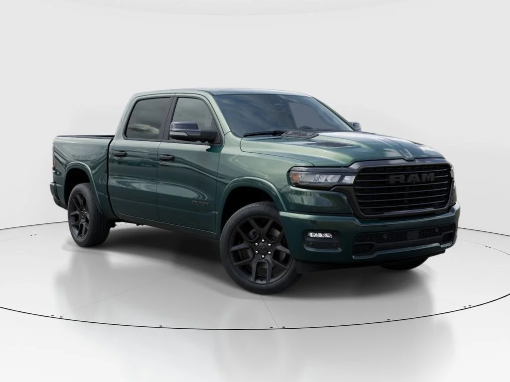New 2026 Serrano-Green Metallic Exterior Paint RAM Laramie image 6