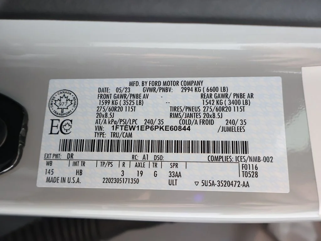 Used 2023 Avalanche Gray Ford Lariat image 62