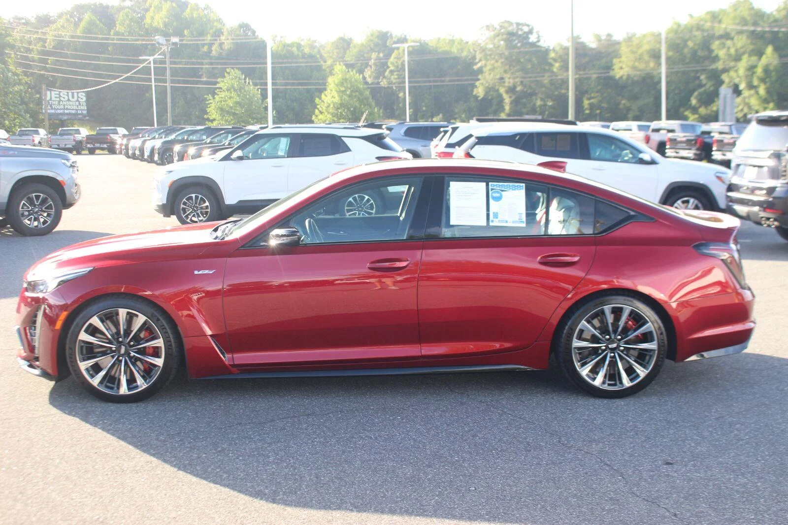 Used 2023 Radiant Red Tintcoat Cadillac V-Series Blackwing image 4