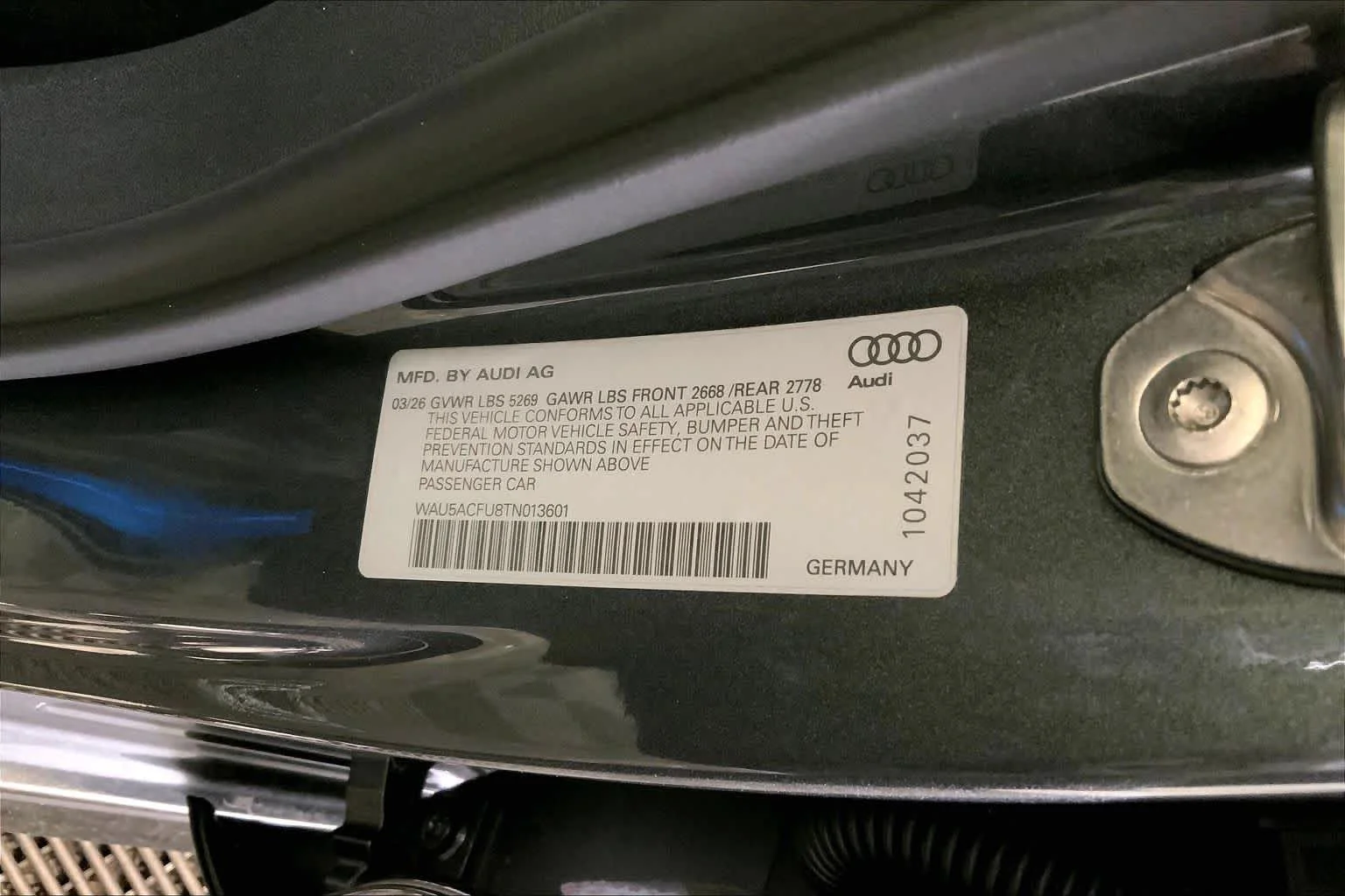 New 2026 Daytona Gray pe Audi Premium Plus image 18