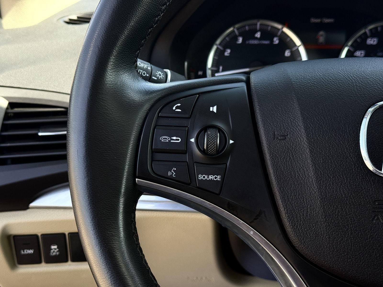 Used 2015 Dark Cherry Pearl Acura Tech/Entertainment Pkg image 19