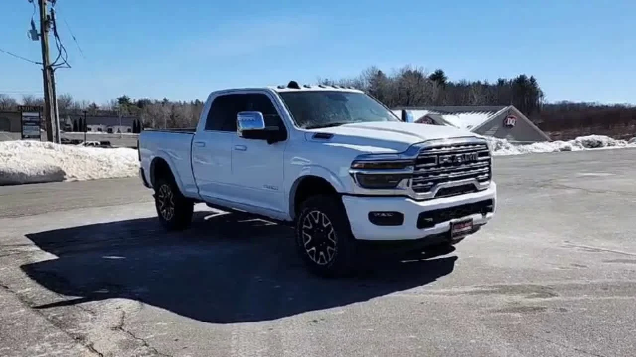 New 2026 Bright White Clear-Coat Exterior Paint RAM Longhorn image 2