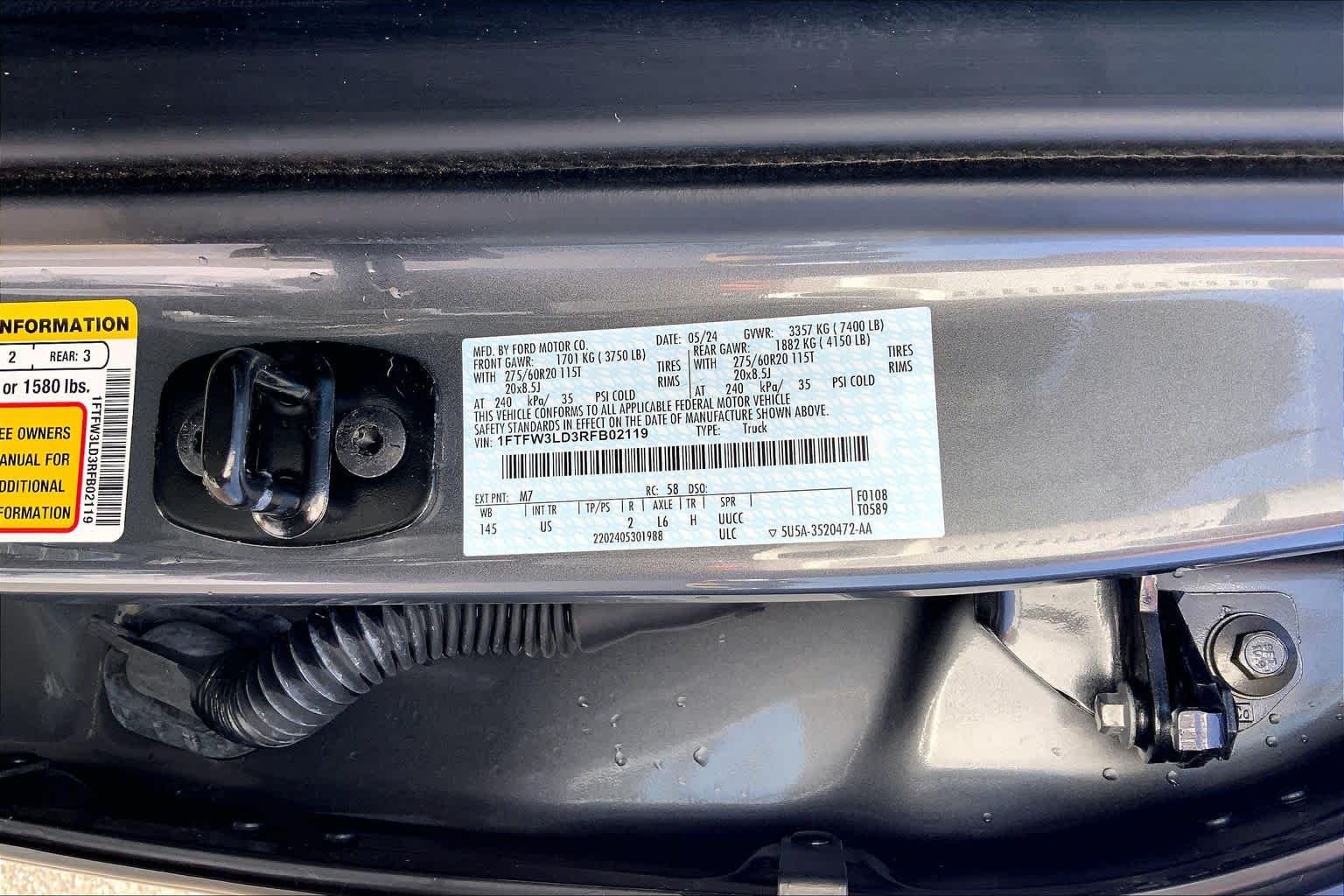 Used 2024 Carbonized Gray Metallic Ford XLT image 37