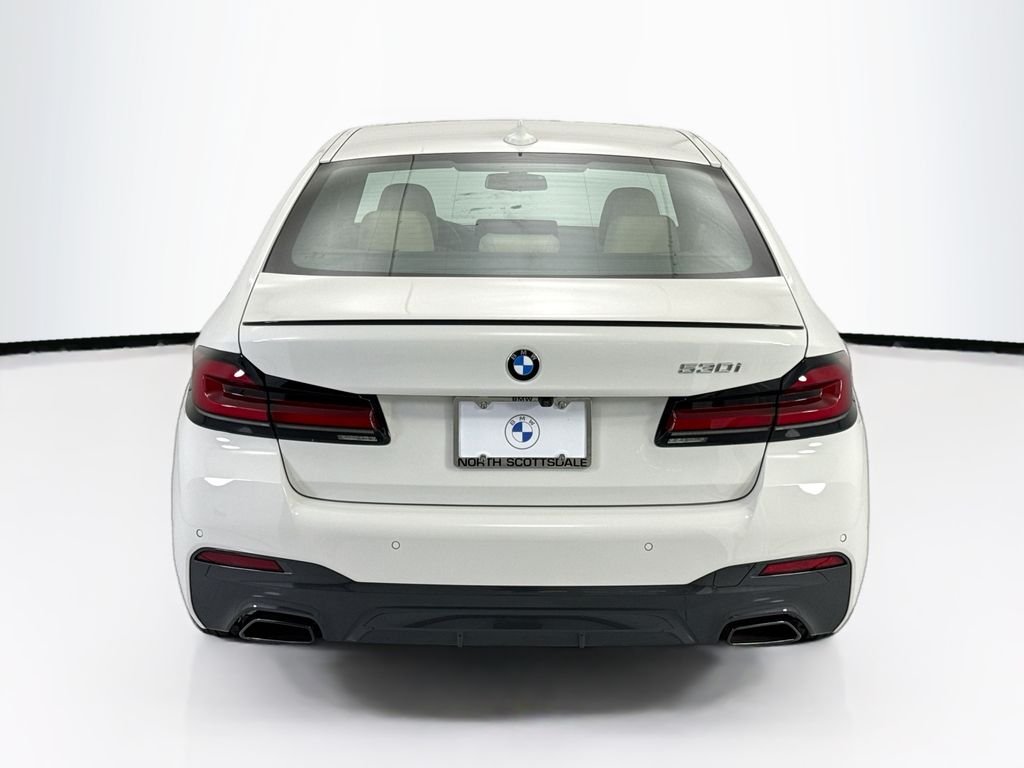 Certified Used 2023 Alpine White BMW 530i image 6
