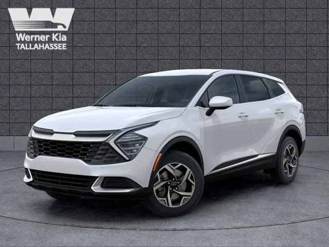 New 2025 Snow White Pearl Kia LX image 1