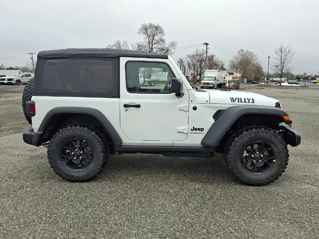 New 2026 Bright White Clear-Coat Exterior Paint Jeep Willys image 9