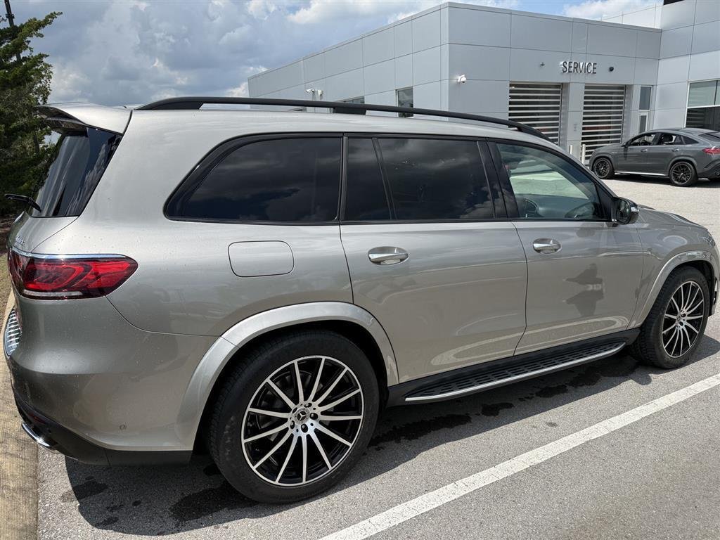 Certified Used 2022 Mojave Silver Metallic Mercedes-Benz GLS 450 image 3